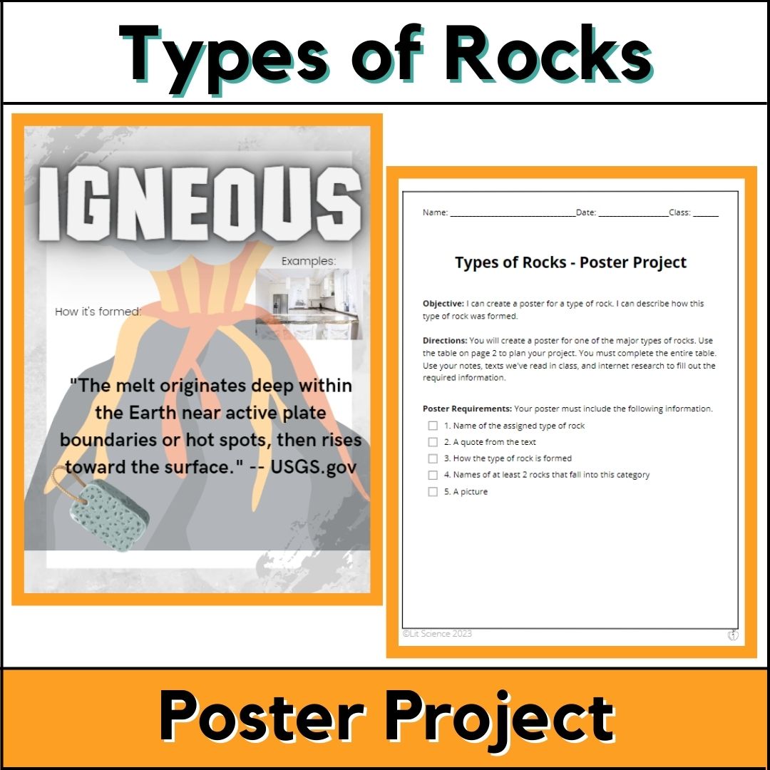 Engineering Rocks Poster Free Resources - Lit Science